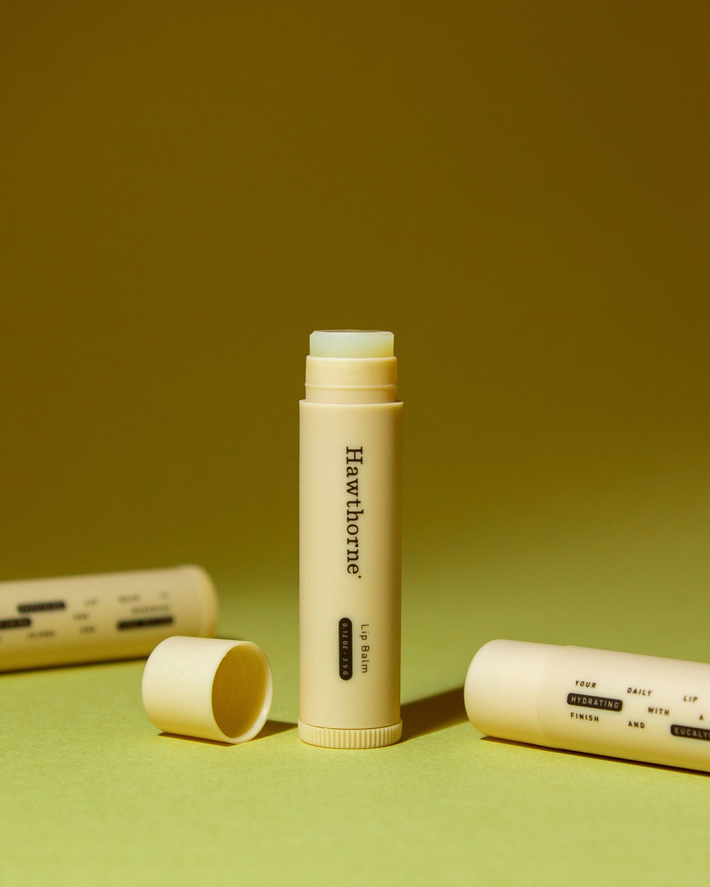 lip balm with cap off