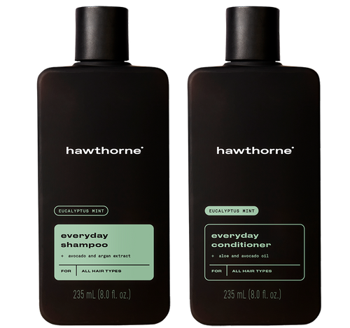 shampoo and conditioner bottles