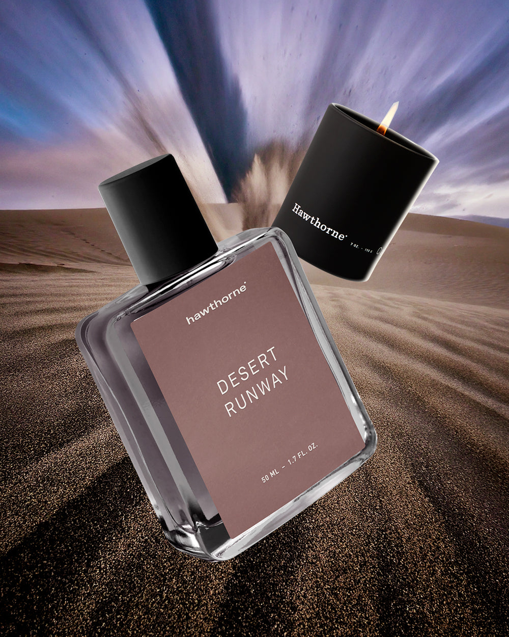 Desert Runway Cologne + Candle Set